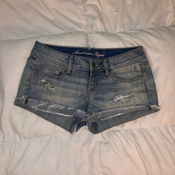 American Eagle Outfitters Pants - American Eagle Sequin Pocket Shorts
